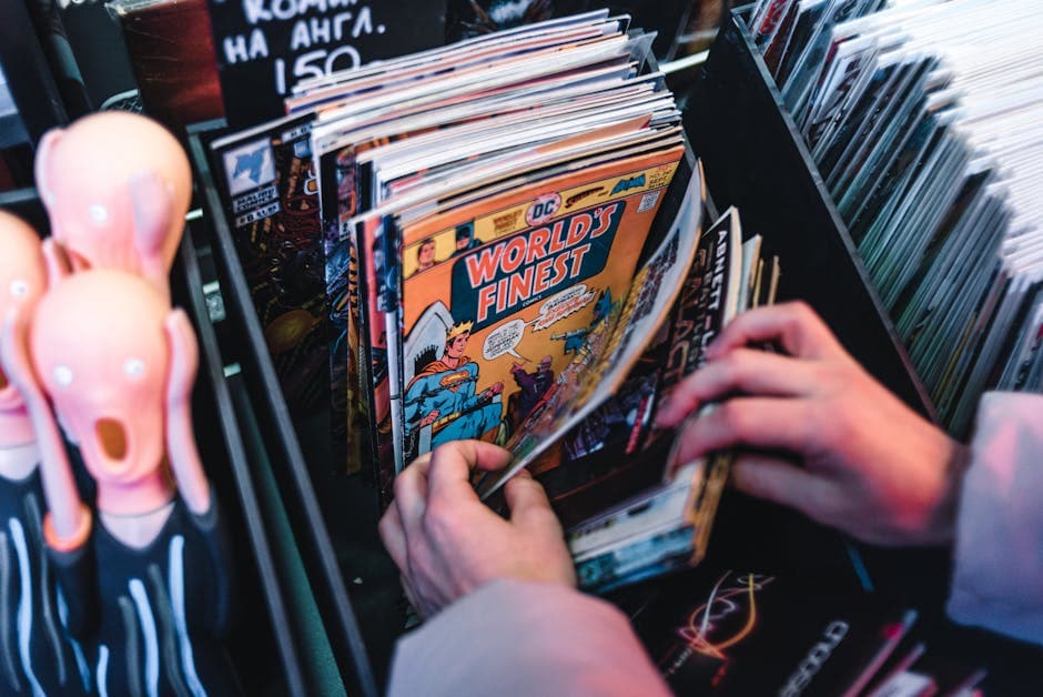 Vintage Comic Book Long Box