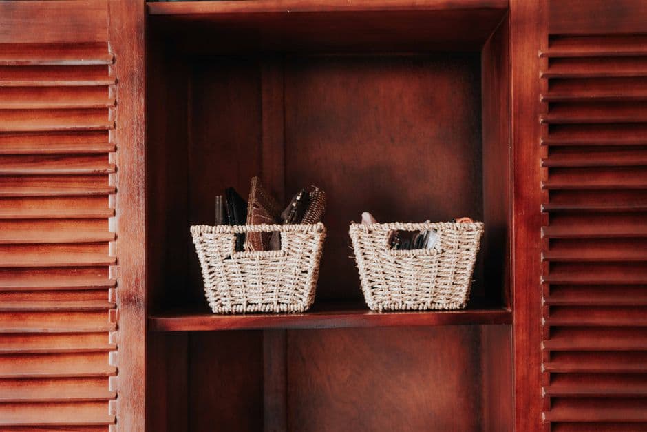 Woven Storage Baskets, Set of 3