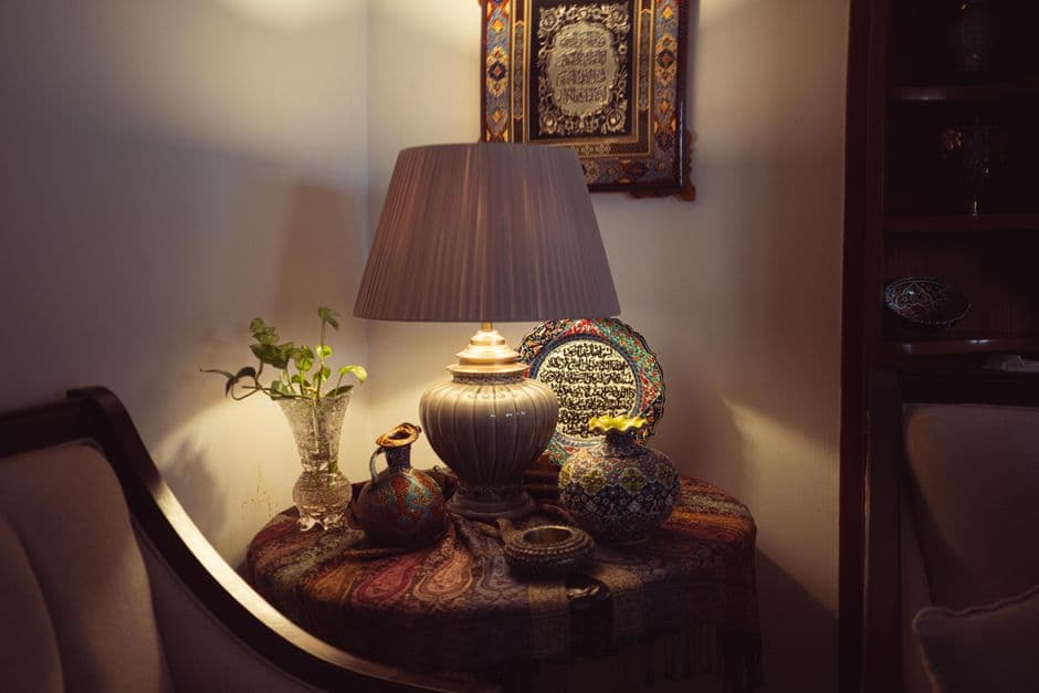 Ceramic Table Lamp Pair