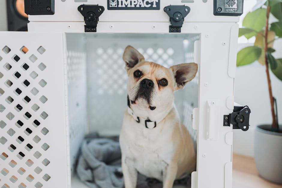 Large Wire Dog Crate, 42in